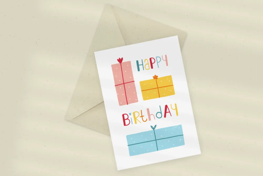Eokke Kartka okolicznościowa - Eökke - Happy Birthday