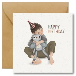 Hi Little Kartka okolicznościowa - - Happy Birthday Boy > Kartki Okolicznościowe