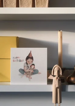 Hi Little Kartka okolicznościowa - - Happy Birthday Girl