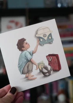 Hi Little Kartka okolicznościowa - - Szóste urodziny