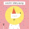 PiesKot Kartka okolicznościowa - - Party Animal, 14,5 x 14,5 cm