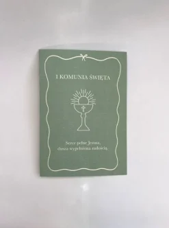 Cudowianki Kartka okolicznościowa 12 x 17 cm - - Komunia Kielich ><noscript><img width=