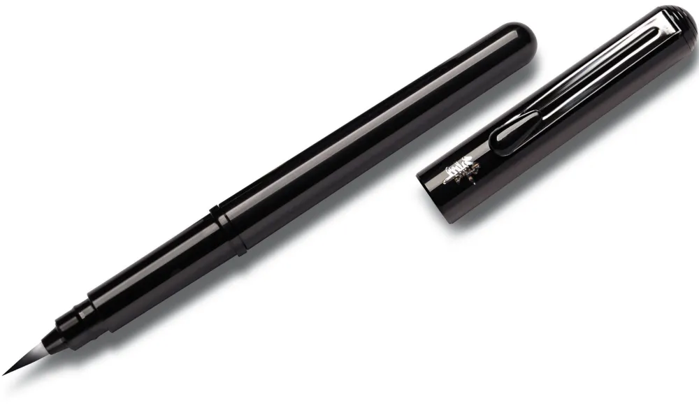 Pentel Kieszonkowe pióro Brush Pen - - szare > Pisaki Kaligraficzne