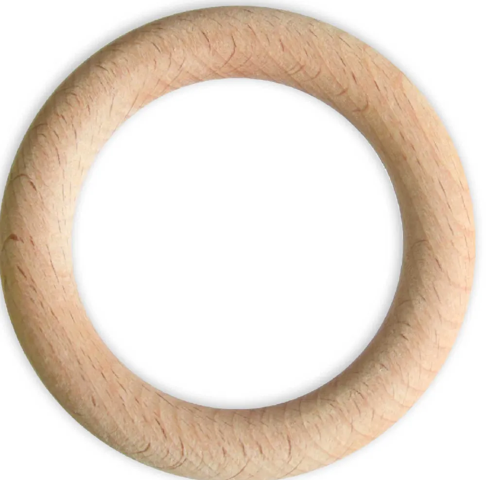 Kółko pierścień drewniany do makramy - 93 mm > Obręcze Drewniane