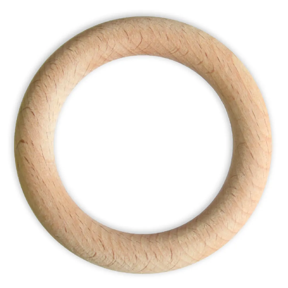 Kółko pierścień drewniany do makramy - 33 mm > Obręcze Drewniane