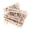 dpCraft Klamerki drewniane - naturalne, 7,2 cm, 10 szt. > Guziki I Klamerki