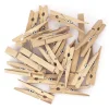 dpCraft Klamerki drewniane - naturalne, 4,8 cm, 20 szt.
