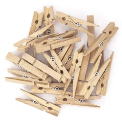 dpCraft Klamerki drewniane - naturalne, 4,8 cm, 20 szt.