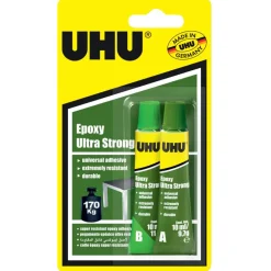 UHU Klej epoksydowy Epoxy Ultra Strong, dwuskładnikowy - - 20 ml > Kleje I Taśmy Klejące