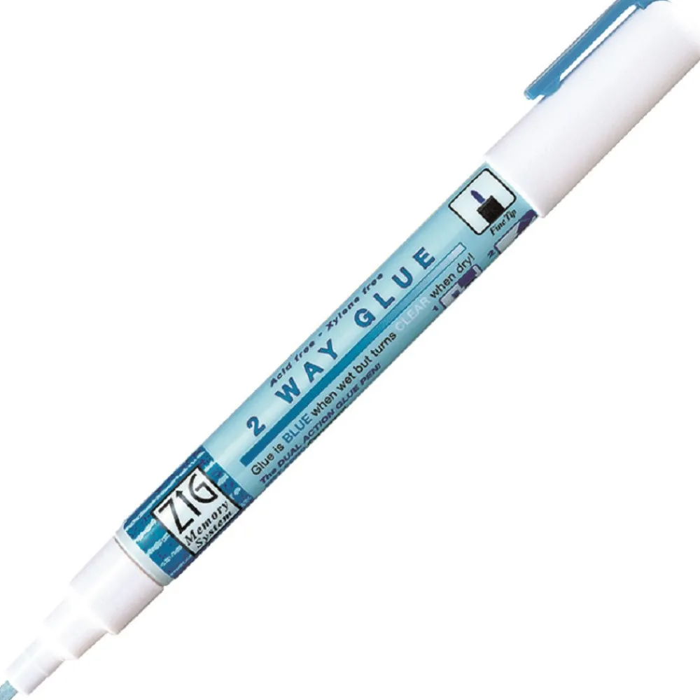 Kuretake Klej w pisaku ZIG 2 Way Squeeze & Roll Fine Tip -