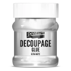 Pentart Klej z werniksem do decoupage - - ultra matt, 230 ml
