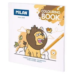 Milan Kolorowanka dla dzieci Dzikie Safari - - 20 rysunków