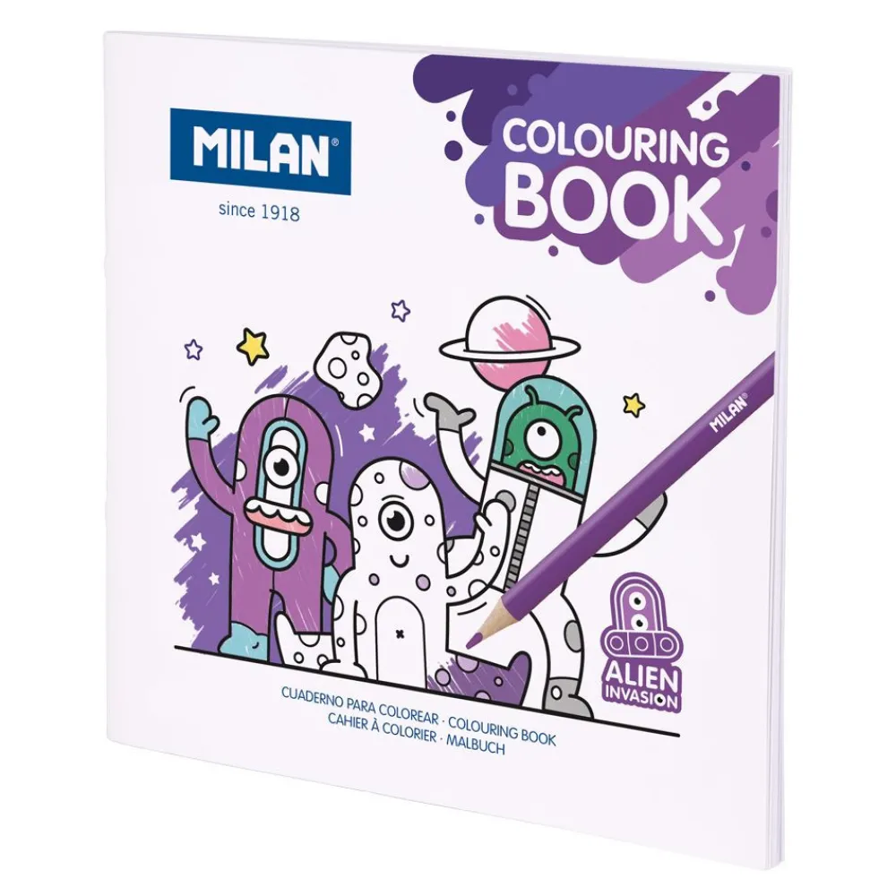 Milan Kolorowanka dla dzieci Inwazja Obcych - - 20 rysunków
