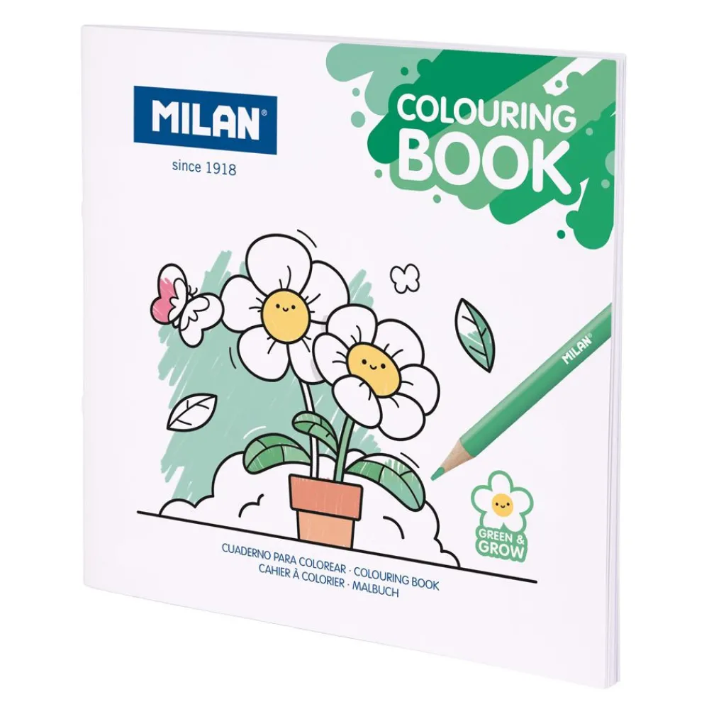 Milan Kolorowanka dla dzieci Zielone i Rośnie - - 20 rysunków