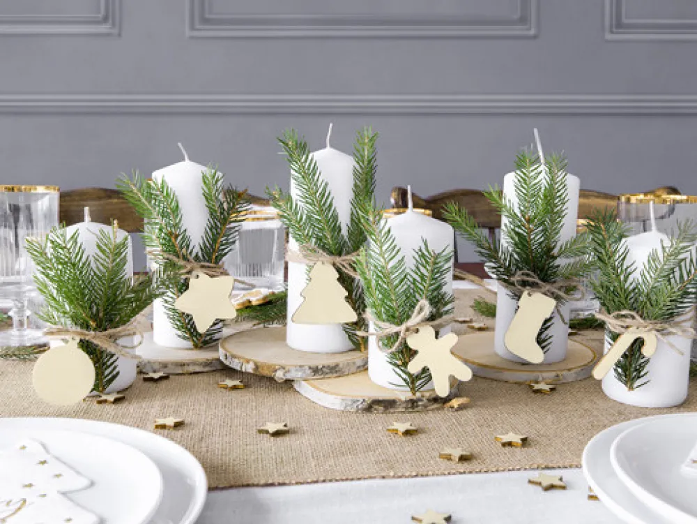 PartyDeco Konfetti drewniane Gwiazdki - 2 x 2 cm, 50 szt. > Serpentyny I Konfetti