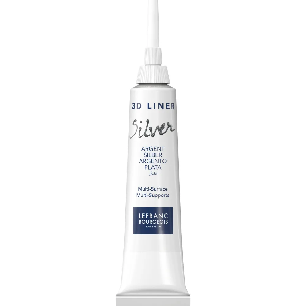 Lefranc & Bourgeois Konturówka 3D Liner - - Silver, 20 ml