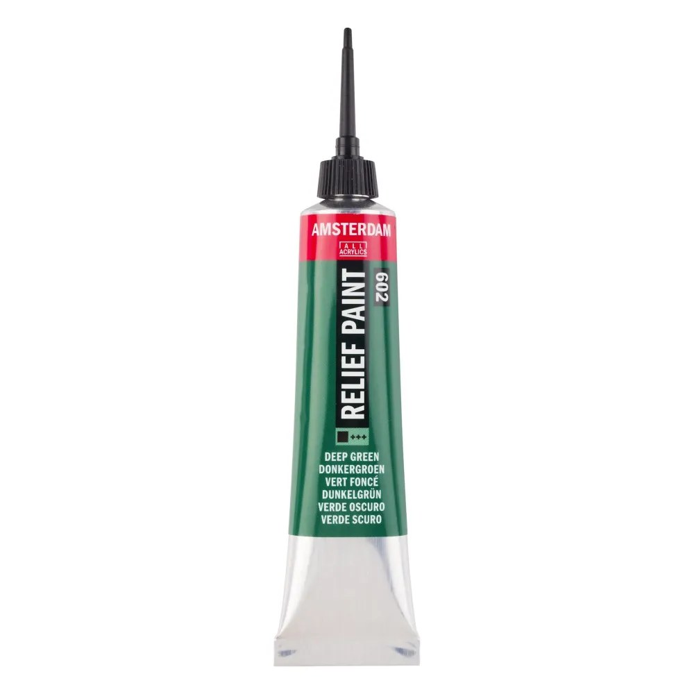 Amsterdam Konturówka do szkła Relief - - Deep Green 2, 20 ml
