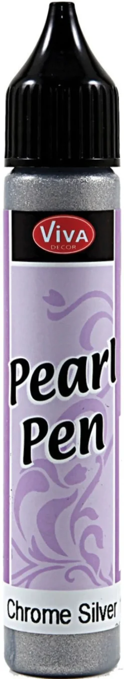 Viva Decor Konturówka perłowa - - Silver chrome, 25 ml