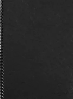 Clairefontaine Kołonotatnik w kratkę Age Bag A4 - - Black 90 g 100 stron