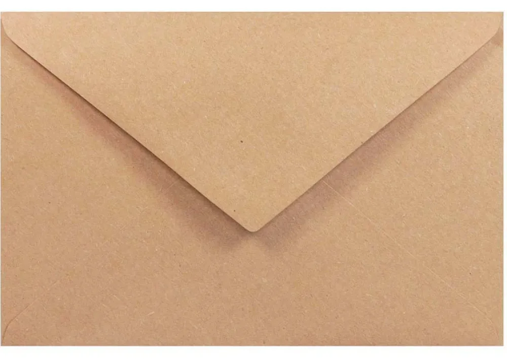 Koperta ekologiczna 100g - C5 Eko Kraft Delta brązowa > Koperty C5