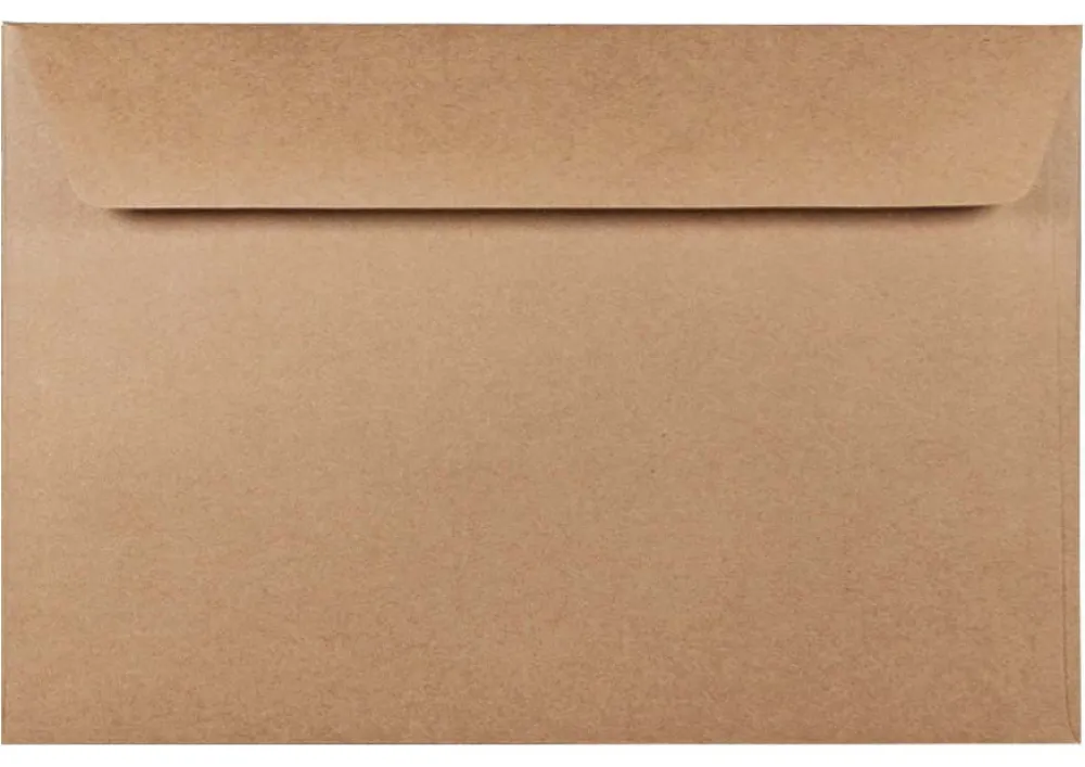 Koperta ekologiczna 100g - C5 Eko Kraft brązowa
