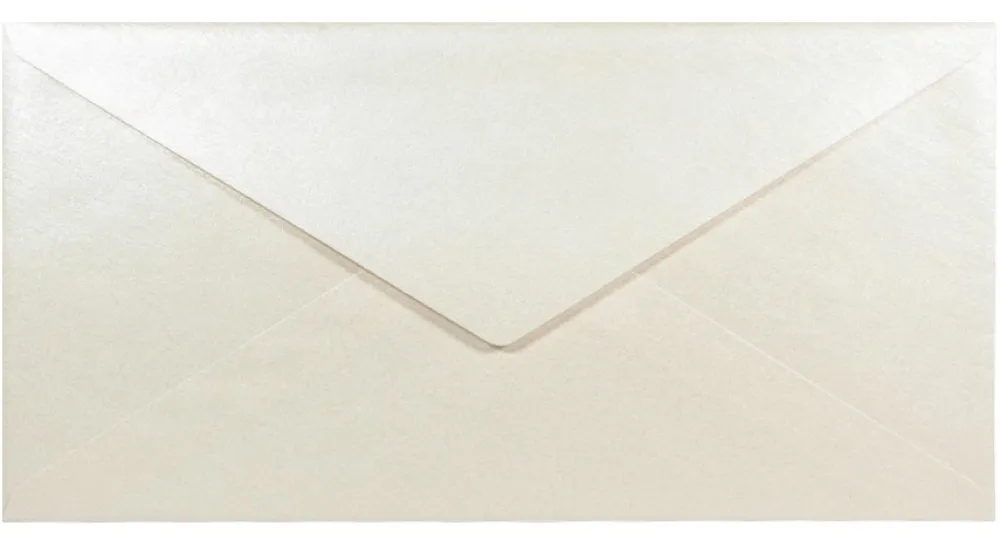 Fedrigoni Koperta perłowa Sirio Pearl 125g - DL Oyster Shell kremowa