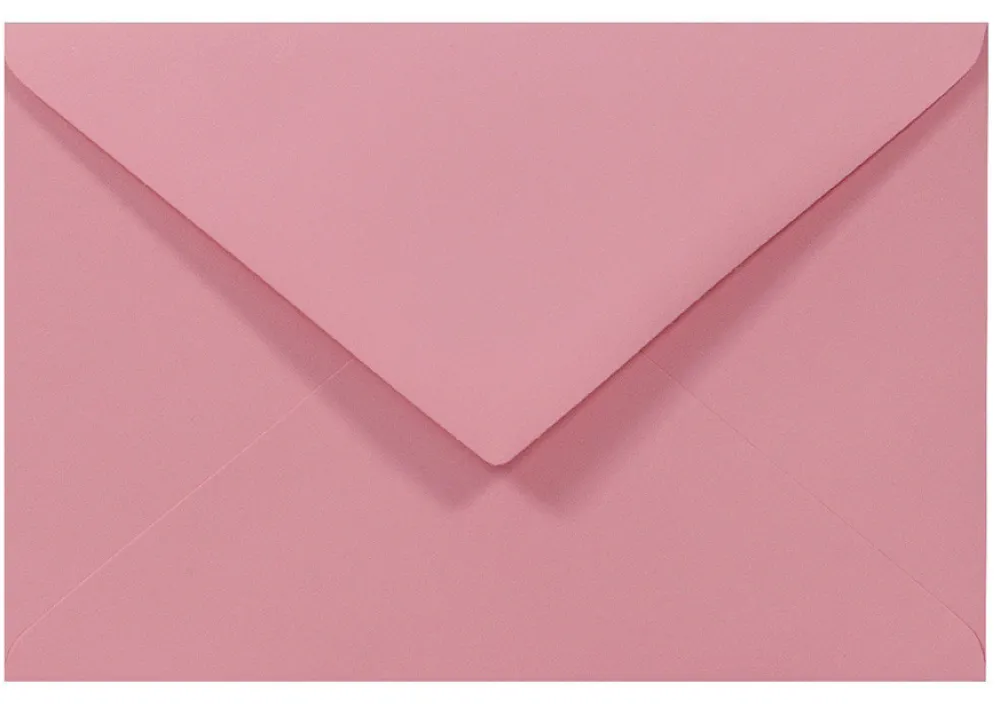 Koperta Woodstock 140g - C5, Rosa, różowa > Koperty C5