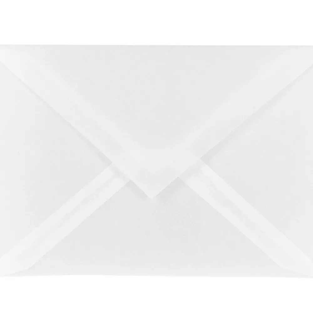 Koperta z kalki Cleartrans 110 g - C6, White, biała