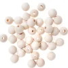 dpCraft Koraliki, kulki drewniane - - naturalne, 10 mm, 40 g > Koraliki