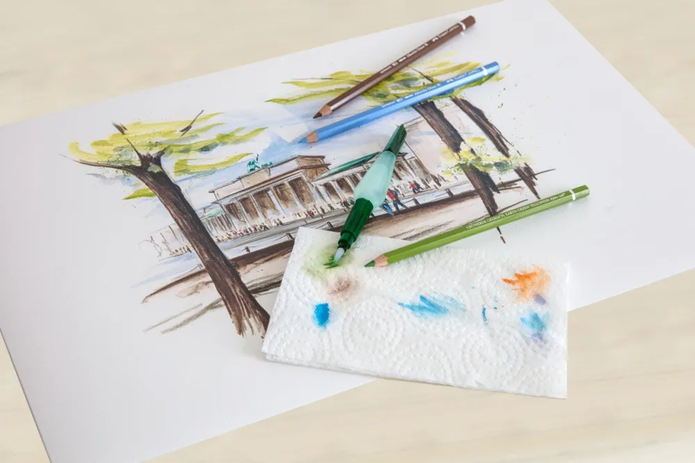 Faber-Castell Kredka akwarelowa A. Dürer - - 111, Cadmium Orange > Kredki