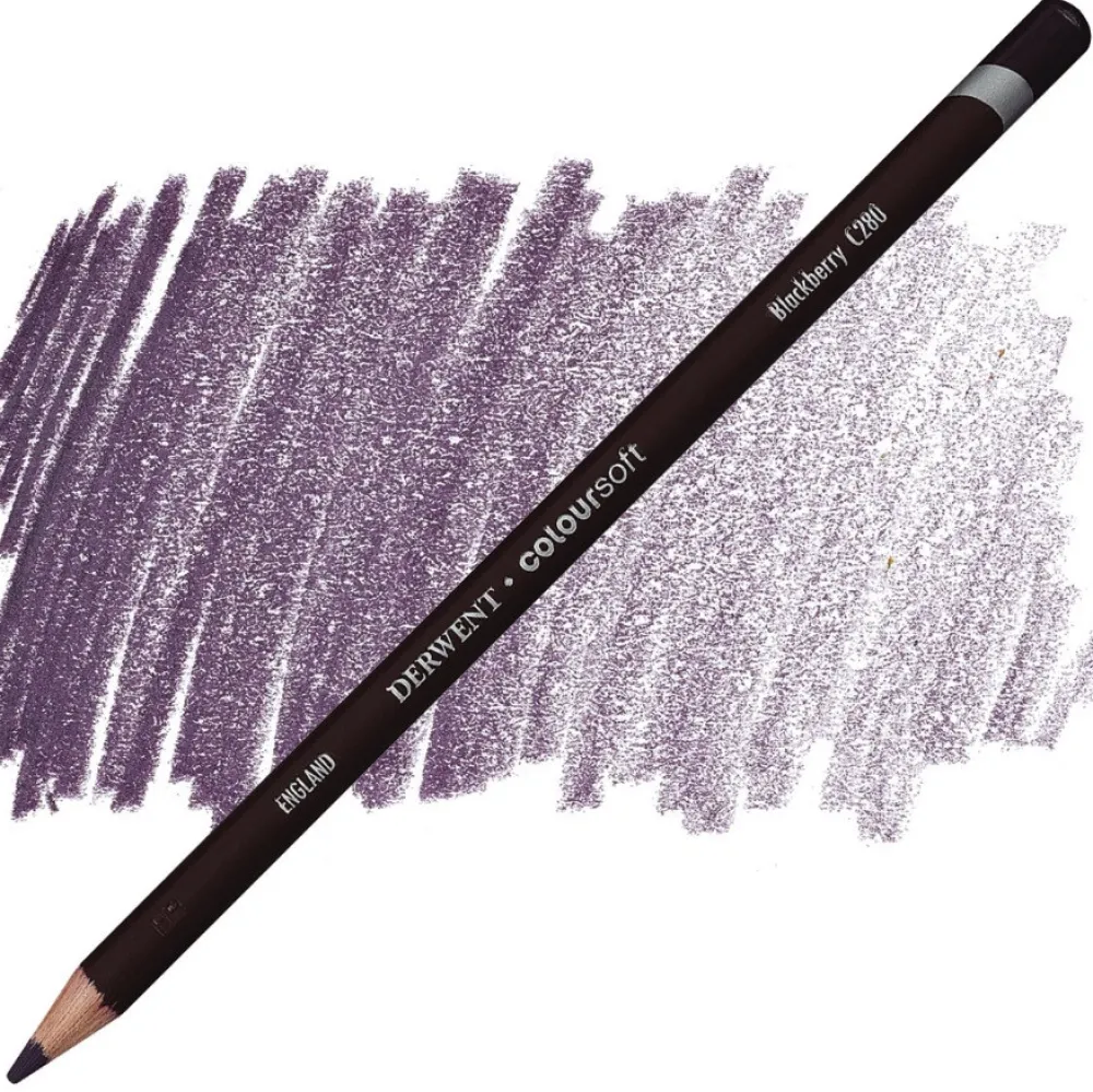 Derwent Kredka Coloursoft - - C280, Blackberry > Kredki