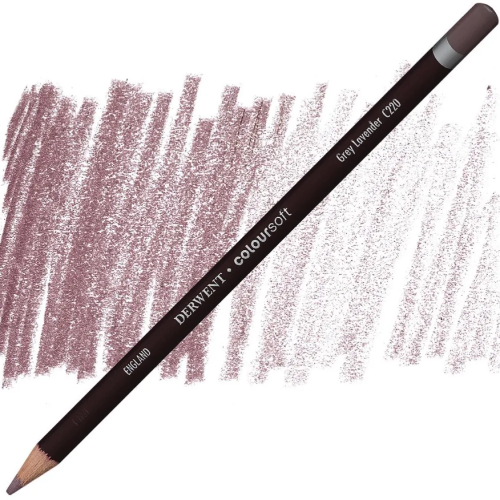 Derwent Kredka Coloursoft - - C220, Grey Lavender > Kredki