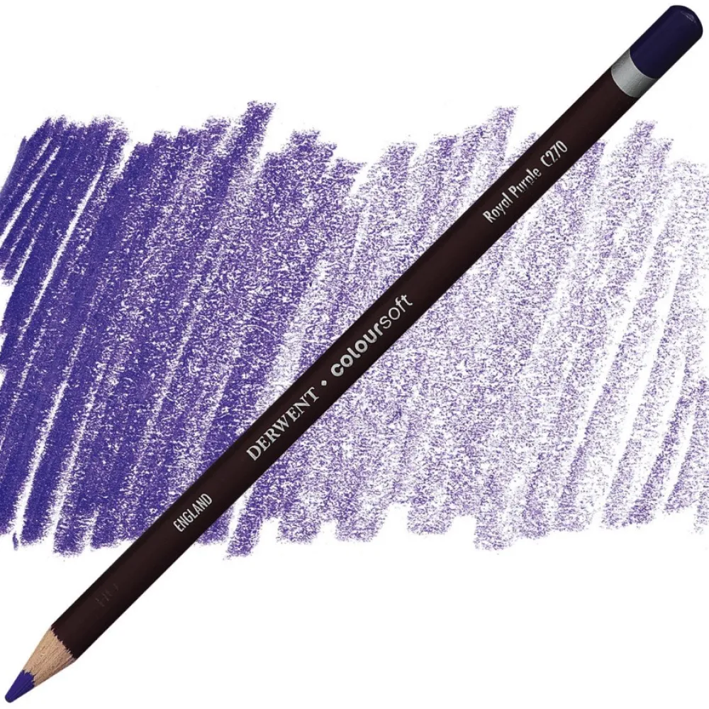 Derwent Kredka Coloursoft - - C270, Royal Purple