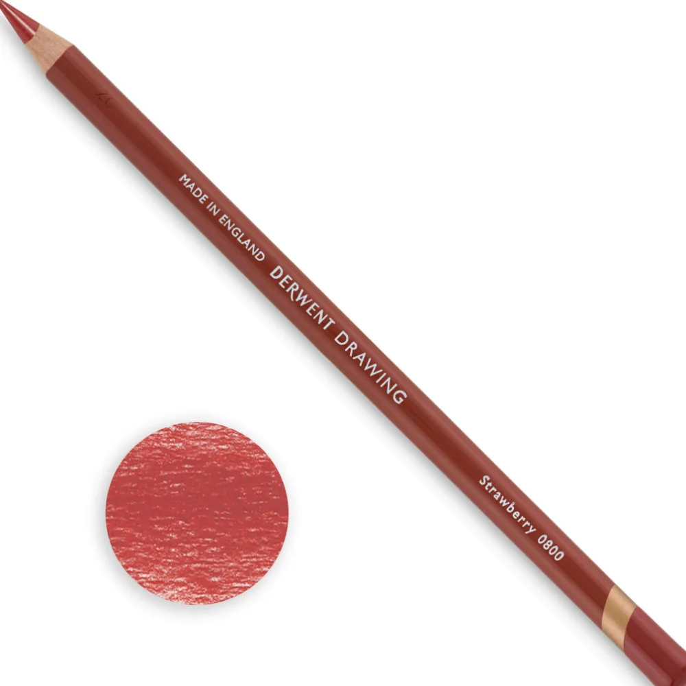 Derwent Kredka Drawing - - 0800 Strawberry