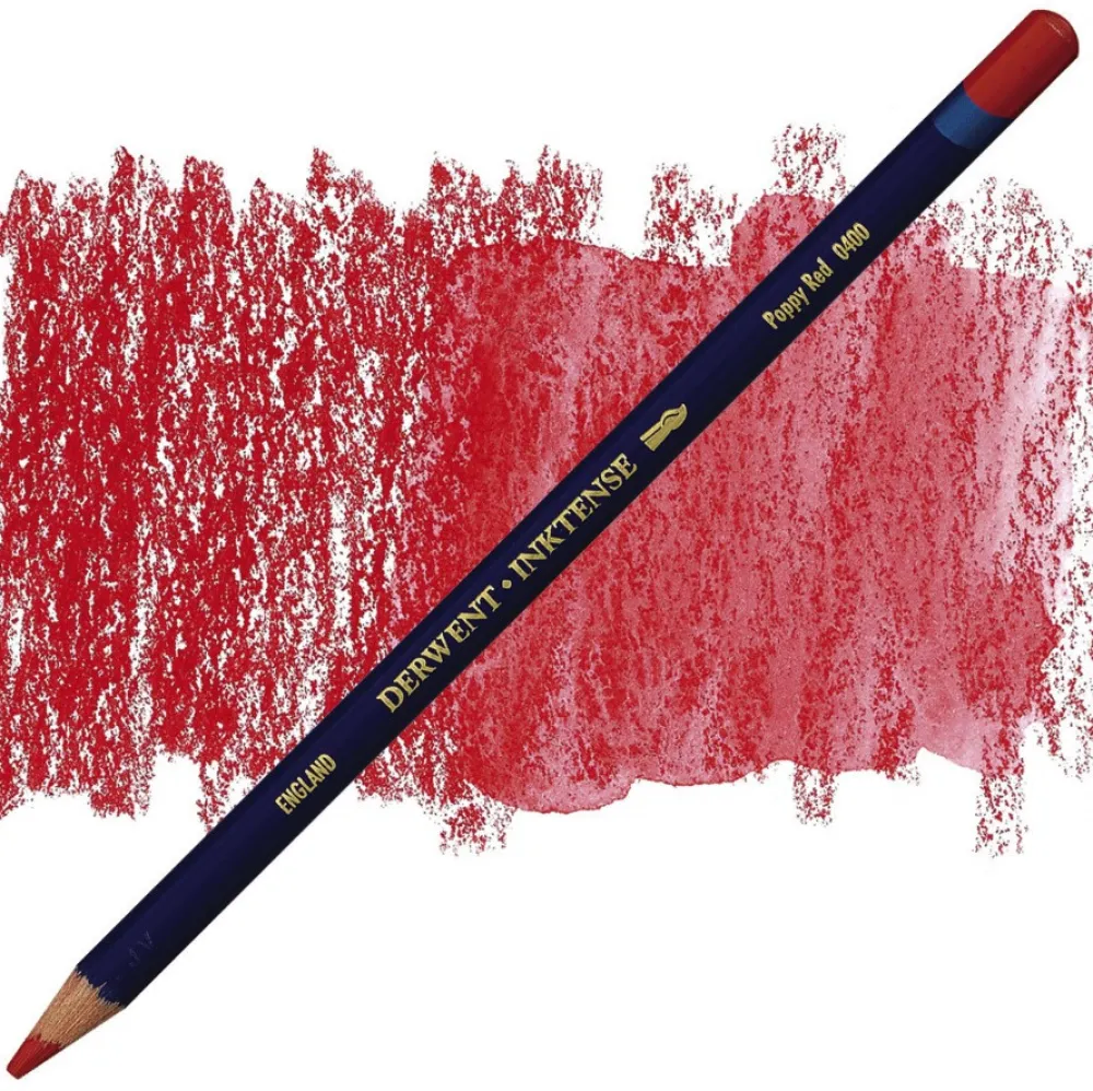 Derwent Kredka Inktense - - 0400, Poppy Red
