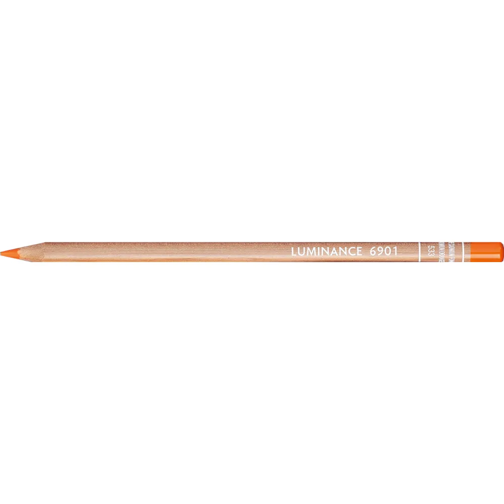 Caran d'Ache Kredka Luminance - - 533, Dark Cadmium Orange