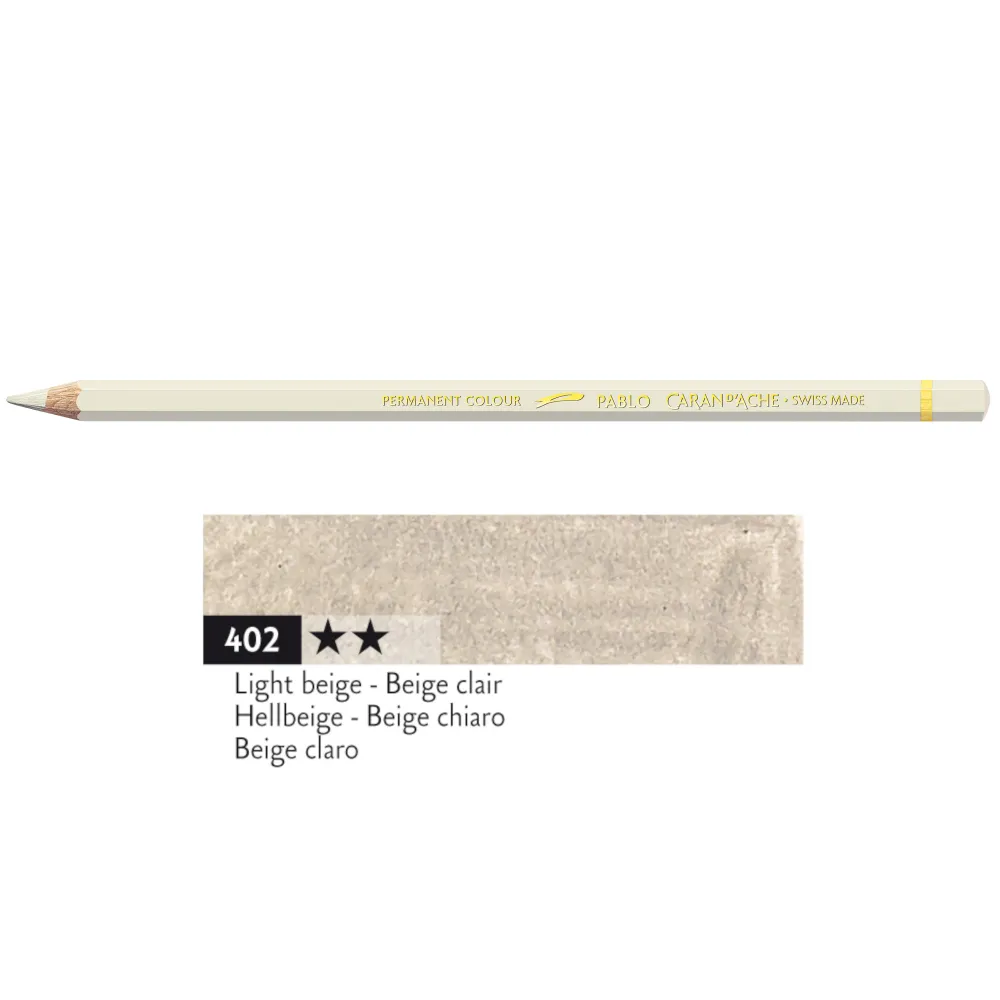 Caran d'Ache Kredka ołówkowa Pablo - - 402, Light Beige