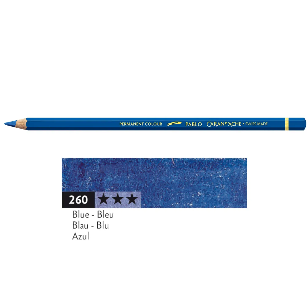 Caran d'Ache Kredka ołówkowa Pablo - - 260, Blue