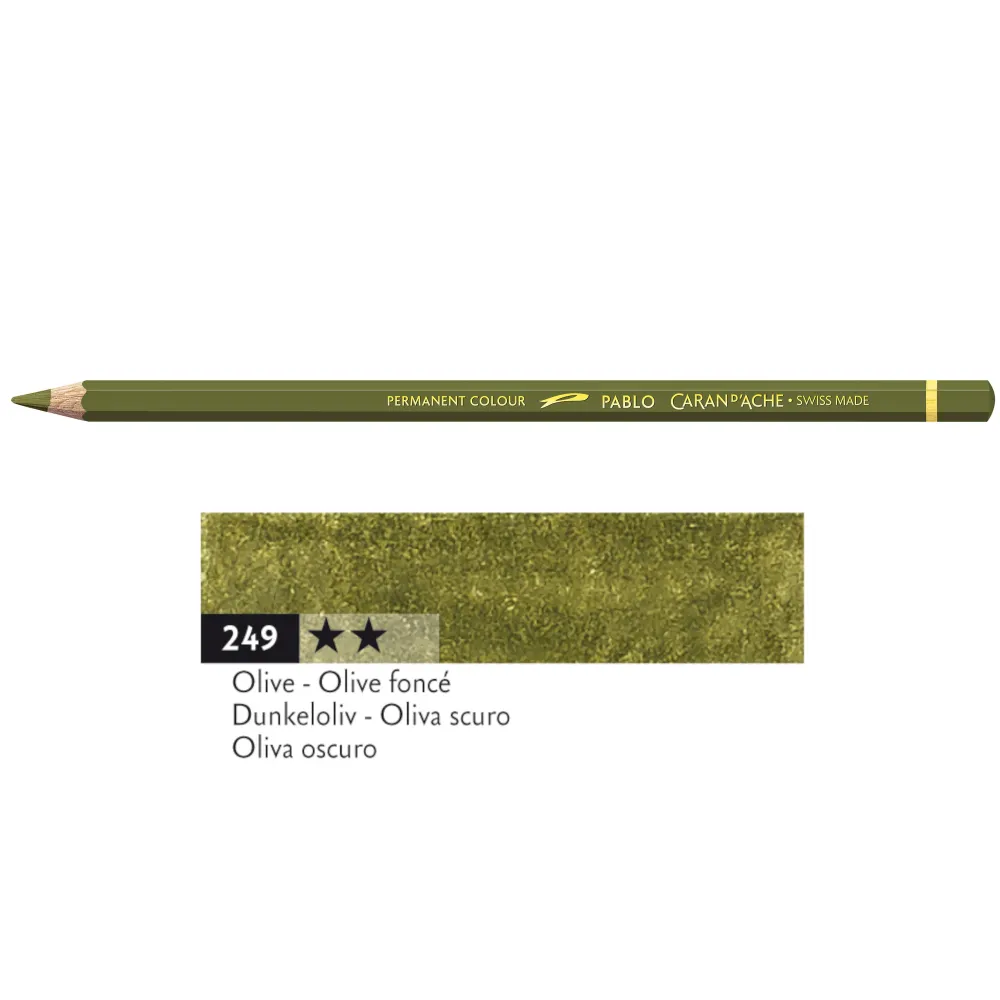 Caran d'Ache Kredka ołówkowa Pablo - - 249, Olive