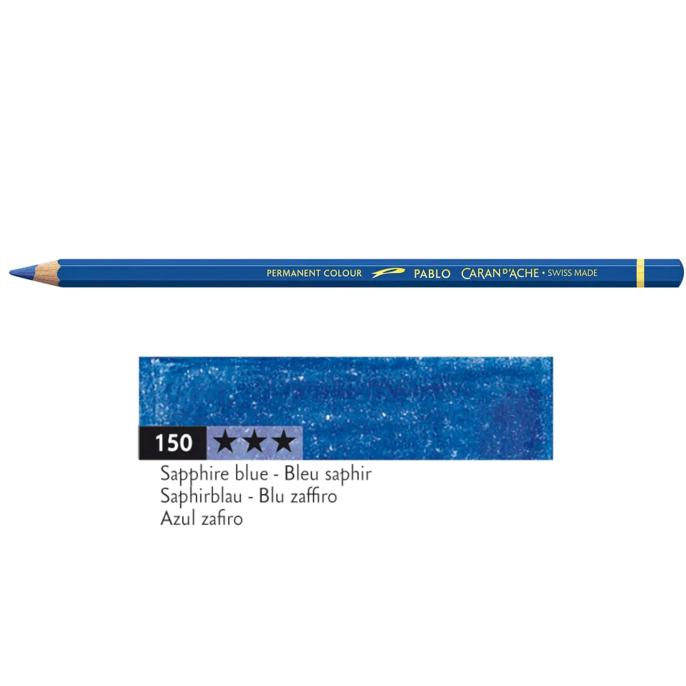 Caran d'Ache Kredka ołówkowa Pablo - - 150, Sapphire Blue