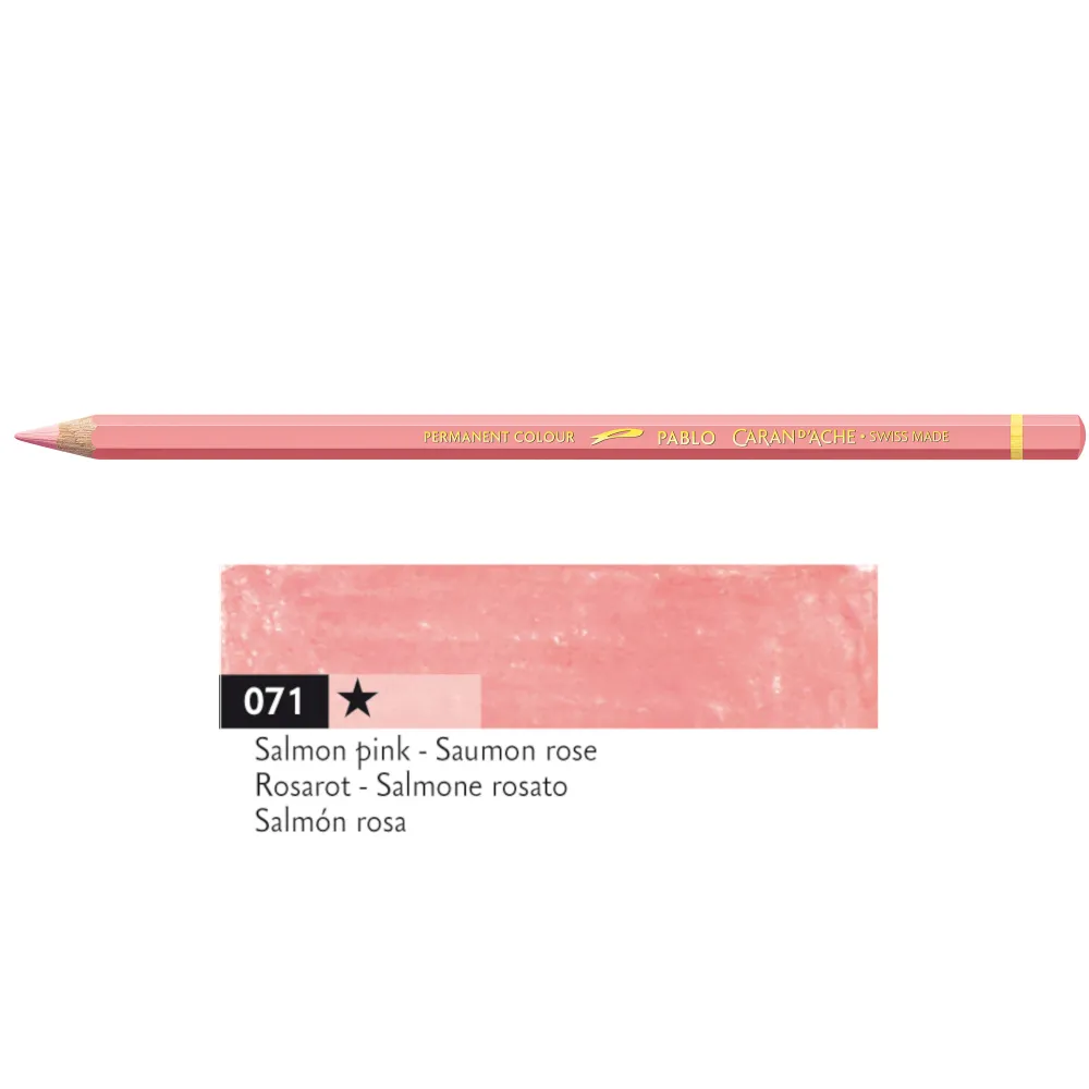 Caran d'Ache Kredka ołówkowa Pablo - - 071, Salmon Pink