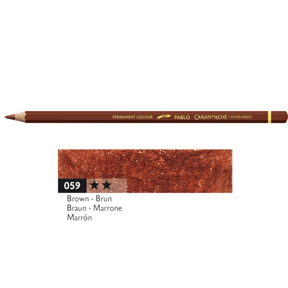 Caran d'Ache Kredka ołówkowa Pablo - - 059, Brown