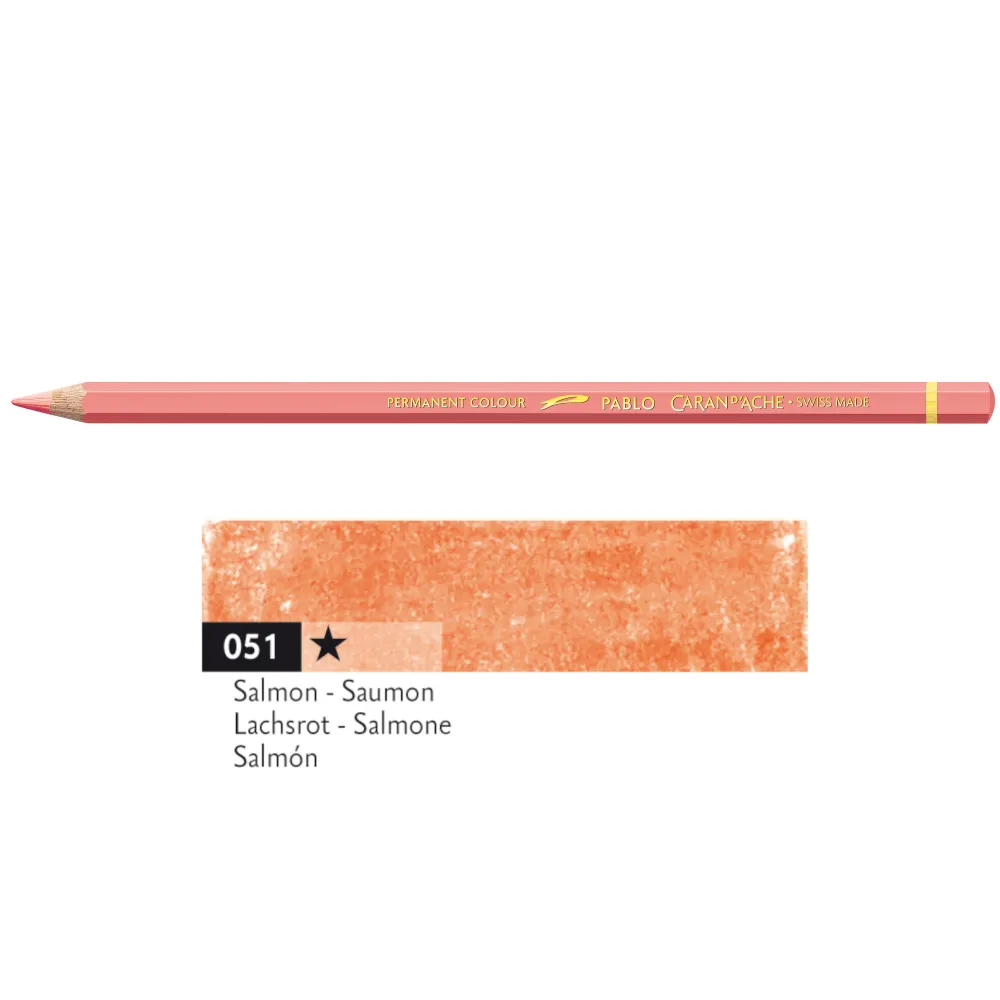 Caran d'Ache Kredka ołówkowa Pablo - - 051, Salmon