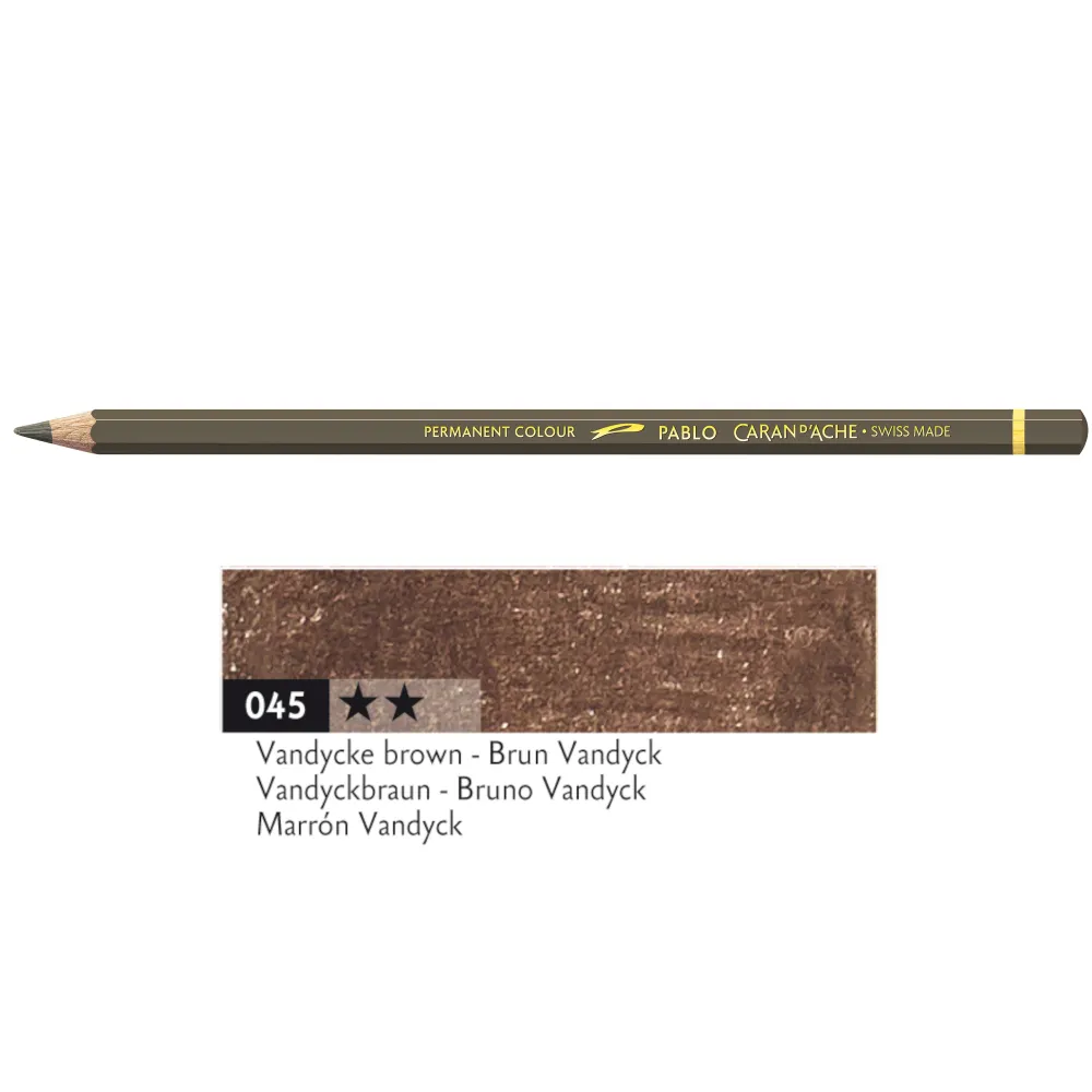 Caran d'Ache Kredka ołówkowa Pablo - - 043, Brownish Orange > Kredki