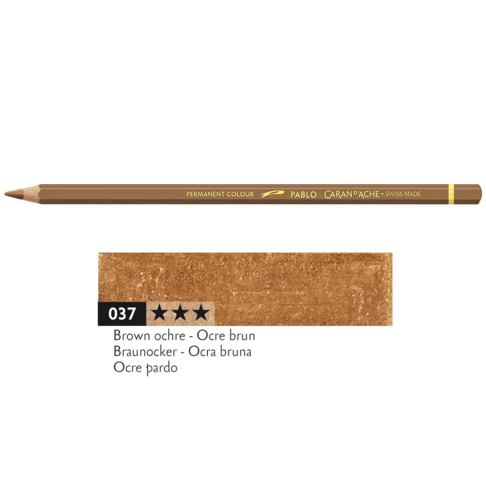 Caran d'Ache Kredka ołówkowa Pablo - - 037, Brown Ochre