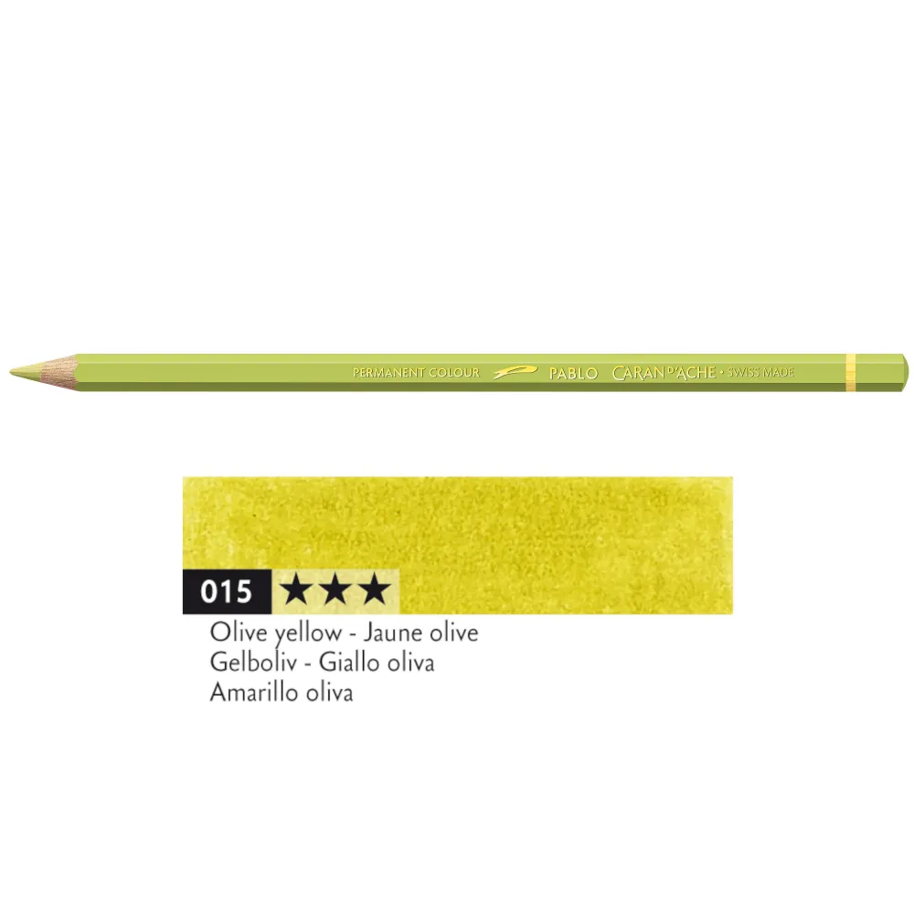 Caran d'Ache Kredka ołówkowa Pablo - - 015, Olive Yellow