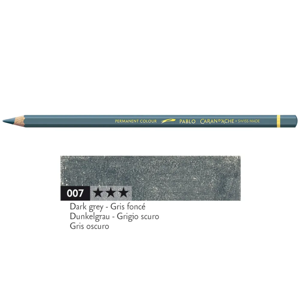 Caran d'Ache Kredka ołówkowa Pablo - - 006, Mouse Grey > Kredki