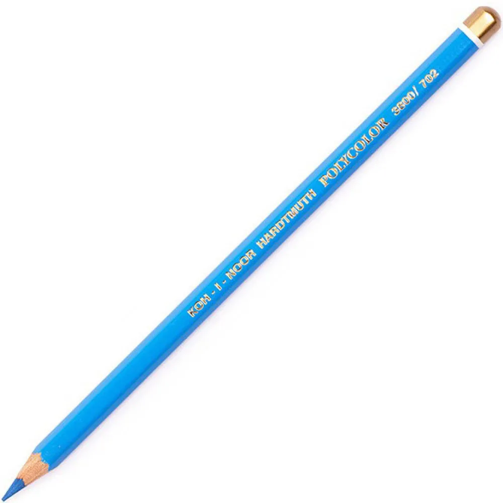 KOH-I-NOOR Kredka ołówkowa Polycolor - - 702, Azure Blue