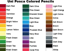Uni Posca Kredka ołówkowa Posca Pencil - - Light Blue