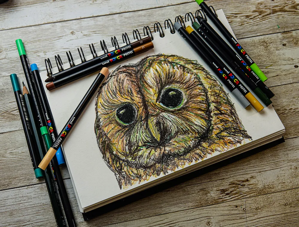 Uni Posca Kredka ołówkowa Posca Pencil - - Grey > Kredki